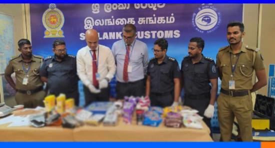 මත්ද්‍රව්‍ය තොගයක් සමග ඉන්දීය ජාතිකයෙකු අත්අඩංගුවට